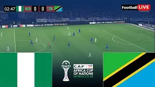 NIGERIA vs TANZANIA - Africa Cup of Nations 2025 AFCON | Match today | Simulation PES