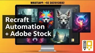 How to Generate Bulk Images with Recraft Automation & Sell on Adobe Stock | Earn Money Online