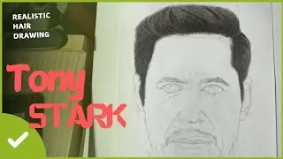 Tony Stark Realities Hair drawing (part 1) (by.sk sketch) sksketchofficial.
