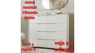 como montar Cômoda Doble