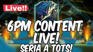FIFA 22 LIVE 6PM CONTENT STREAM! LIVE NO GUARANTEED SERIE A TOTS SBC!? ROAD TO 16K SUBSCRIBERS!