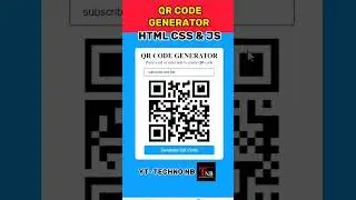 QR Code Generator With Html Css And Js_