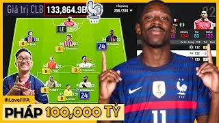 Holding 100,000 Billion BP I Love Building A Strong FRENCH TEAM With Running Machine Henry & Demb&eacute;l&eacute;