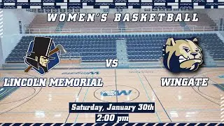 2020-2021 South Atlantic Conference Women's Basketball- Lincoln Memorial at Wingate