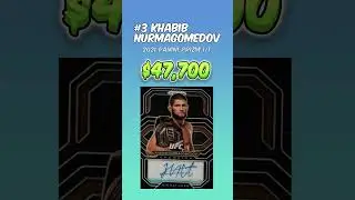 Top 5 Selling UFC Cards 🤜🤛 #shorts #UFC #mma #sportscards