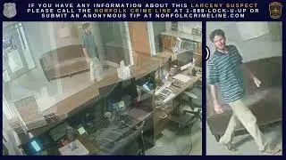 Norfolk Police need help identifying larceny suspect
