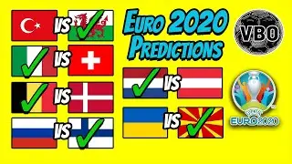 Euro 2020 Predictions | The Second Round of Games in Groups A, B and C 🇲🇰🇮🇹🇳🇱🇧🇪