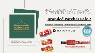 Branded Beautiful Embroidered patches #trending #fashion#designer's hook #trend #2022  #designer...