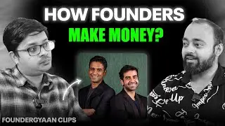 Dark reality of how startup founders&nbsp;make&nbsp;money?? 😮😮FounderGyaan Clips