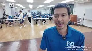 Fa Thailand Futsal Introductory coaching course @Bangkok