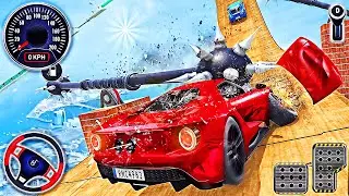 Crazy Mega Ramp Car Crash Games - Impossible Car Stunts Driving Sim | Android Gameplay