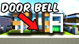 Minecraft: How to Make a Minecraft Doorbell! (super easy)