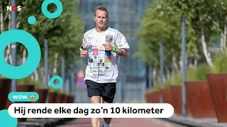Hardloper Jeroen haalt 2 miljoen op voor kinderen met kanker