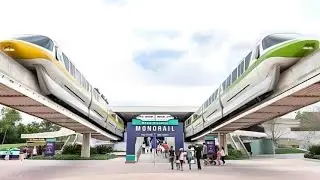A trip on the Walt Disney World monorail from the Contemporary to the Transportation Center