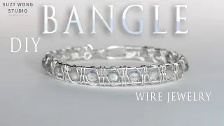 Wrap Bracelet| Simple Bangle| Easy Bracelet | Wire Wrap Tutorial | DIY Jewelry| How to make