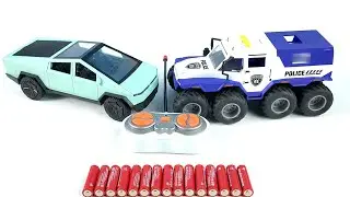 ASMR RC Unboxing & Test | RC Tesla, RC Twist Drift Car, RC Gun Car, Dinosaur & Police Toy Cars