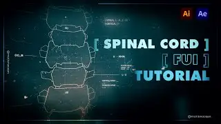 Spinal Cord | FUI Design | Tutorial | Motion graphics