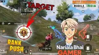 🔥 BGMI Rank Push Live | Target Conqueror 🎯 | NARIALA BHAI GAMER | Intense Fights 🔥