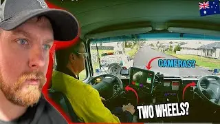 Australian Garbage Trucks Are Interesting! POV Drive & Garbage Pickup