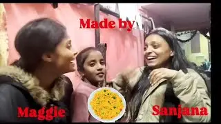 Yummy Maggie | Maggie made by Sanjana |  Maggie 🍝 Vlog  | Noddles 🍝 | Vlog 🍝 | Maggie noddles Vlogs 