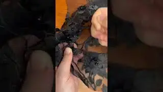 Making a BLACK wedding dress 👗 🖤