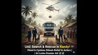 UAE Rescue Teams in Kandy! 🚁 Flood & Cyclone Ditwah Relief in Sri Lanka 🌊🇱🇰