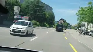 Swiss Town Hopping: Drive from Au to Thalwil in Summer 2024