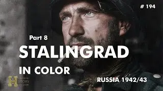 194 #Russia 1942/43 ▶ Battle of Stalingrad in Color (Part 8) StuG Tank Infantry Street Fighting