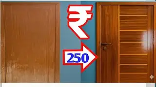 Bathroom Door | How to Paint PVC Door ₹250 DIY