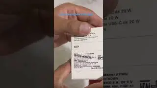 Unboxing Cargador Apple 20W Original #iphone #apple