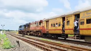 17618 Hazur Sahib Nanded - Mumbai CSTM Tapovan Express | Twin WDM3A Locomotive | Indian Railways