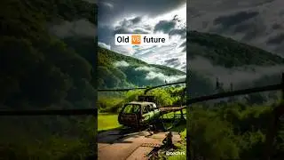 old 🆚 future 🚁. #techr #ghosttrain #horro_status #ai_status #hauntedhelicopter#trending #ai
