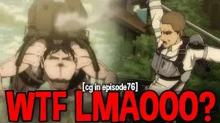 TRASH OR SOLID CGI in Episode 76? | Attack on Titan The Final Season Part 2