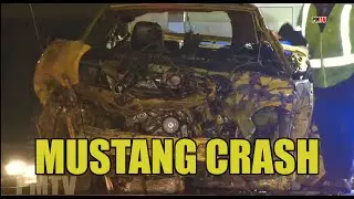 Stringers Live 🔴 Tragic Mustang Crash in Los Angeles - @PMTVLA