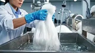 Inside a High-Tech Banana Stem Fiber Factory | From Stem to Natural Yarn
