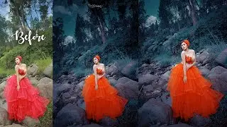 Photoshop Dramatic Dark Color Effect | Cinematic Moody Tone