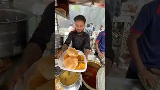Delhi&rsquo;s Most Cheapest Breakfast 😱🔥❤️#shorts #india #food #youtubeshorts #trendingshorts