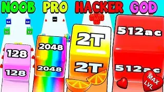 Jelly Run 2048 VS Epic Ball Run 3D || Tall Man Run || Blob Merge 3D
