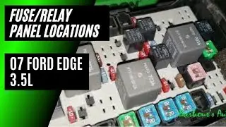 Расположение панели предохранителей/реле 07 Edge