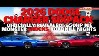 2026 Dodge Charger SIXPACK Reveal! 550HP GAS POWER is Back! | Roadkill Nights 2025 (SHOCKING REVEAL)