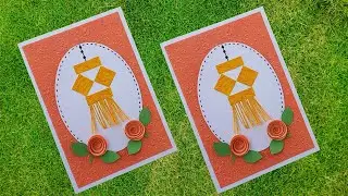 diwali card for school competition | diwali card 2025 | diy diwali greeting card |