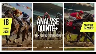 ANALYSE QUINT&Eacute;+ 18/12/2025 🏆 PRIX DE LA SUISSE NORMANDE #quint&eacute; #deauville #sports #news #turf #pmu