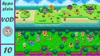 New Super Mario Bros 100% (World 3 and 4) | Stream 10