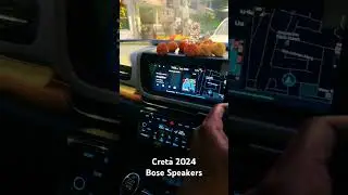 Creta 2024 Bose speaker test 🤩 #blackcar #automobile #carslover #adas #creta #bose #song
