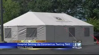 Baptist Memorial Hospital opens COVID-19 tent testing in Union County
