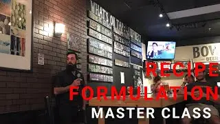 Recipe Formulation Master Class with Bobby Bowen of Bowigens Beer Company