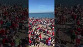 🎅🏼 That's how Christmas Day goes in Costa Blanca 🏖️ La Zenia Beach #costablanca #lifeinspain