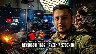 RTX 5060 TI 16GB + RYZEN 7 5700X3D | 2k | QHD | BF6 REDSEC | JOGANDO NO ULTRA