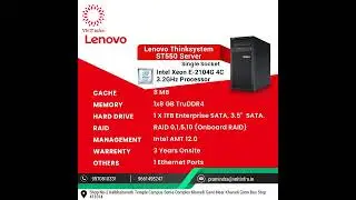 Lenovo Tower Server Thinksystem ST-550 Server
