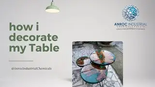 Epoxy Table Creation !! #dollar , A unique Table with LED lights #epoxytables #anrocchemicals